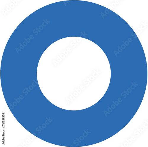 Colourful groovy abstract shape element