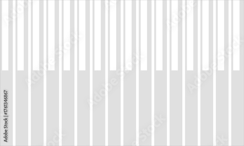 Gray vertical stripe pattern resembling piano keys for minimalist modern decor.