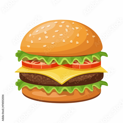 Cheeseburger mit Speck