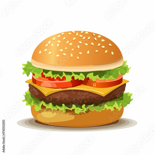 Cheeseburger mit Speck
