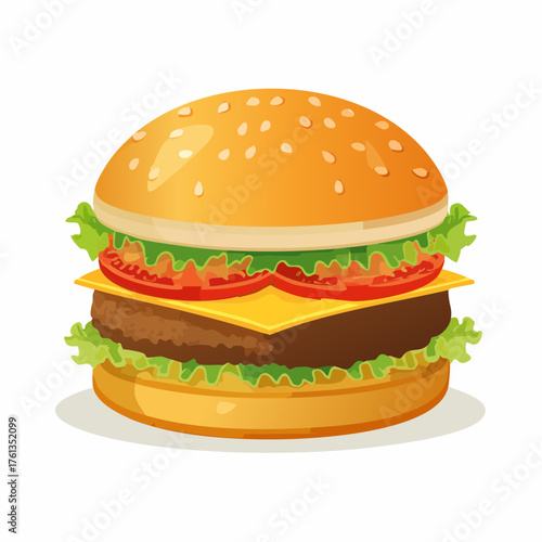 Cheeseburger mit Speck