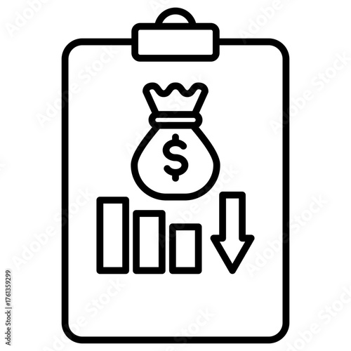 Depreciation Report Outline Icon
