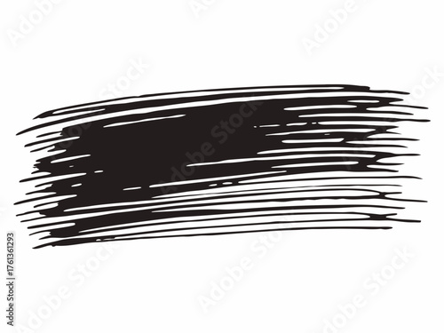 Grunge brush stroke vector art vertical scratchy faded line illustration scalable eps icon