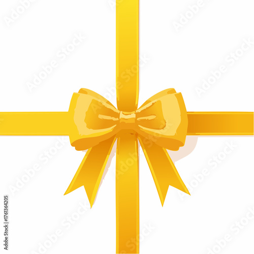 Geschenkband in gelb