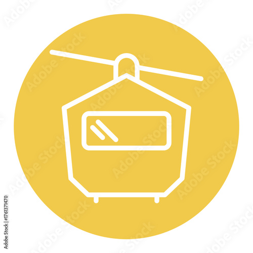 Cable Car Vector Icons