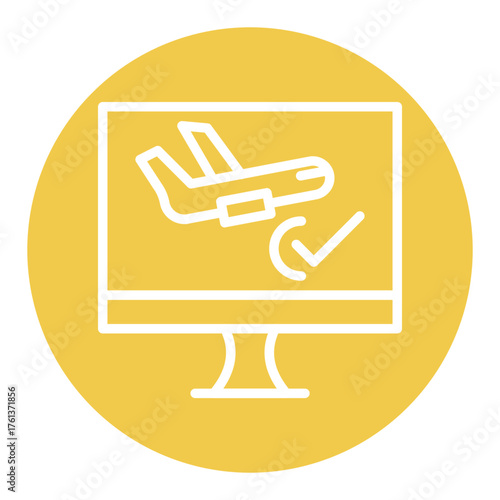 Flight Check In Vector Icons