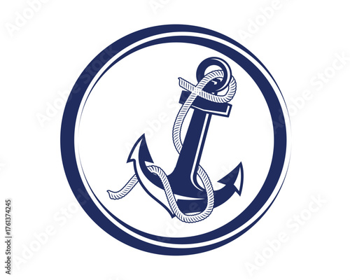 anchor icon vector illustration