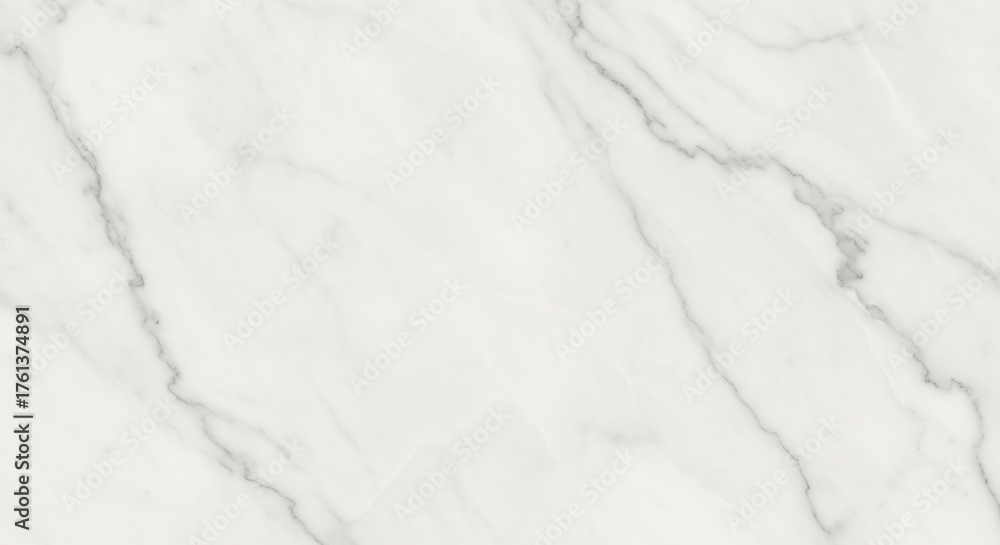 Obraz premium White marble with grey veins running diagonally texture pattern