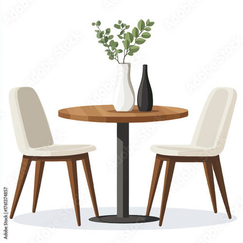  Elegant Dining Table Setting for Two with Minimalist Decor.