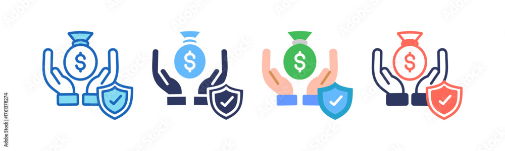 Obraz premium Liabilities multistyle icon