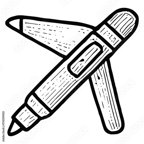 Drafting Pen and Compass