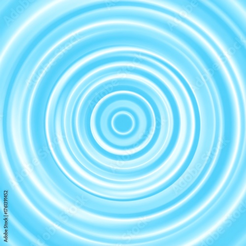 Light blue concentric circles, water ripple effect