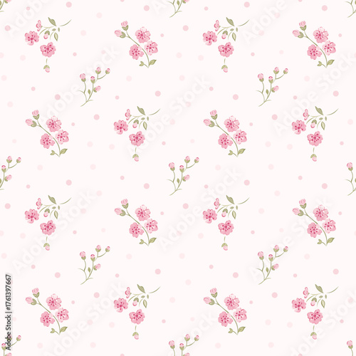 Stripe pattern, Floral stripe seamless pattern, floral textile. Fabric flower. Stripe wallpaper style, Cute flower texture print, design for flannel, table cloth, textile fabric, paper