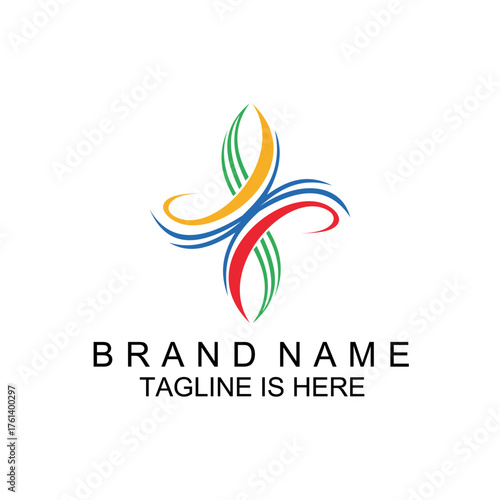 Abstract logo design.Vector logo template