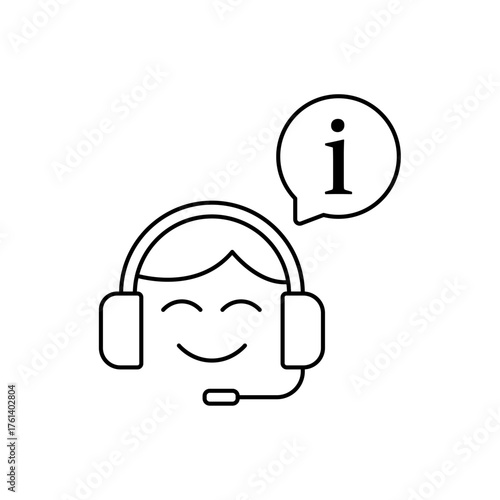 support icon outline editable stroke line drawing eps