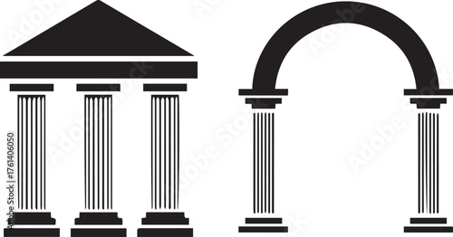 Classical Architecture Icons column pillar