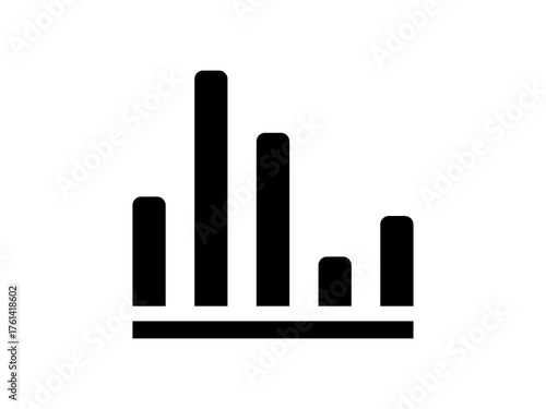 bar chart graph icon