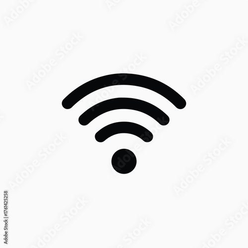 Vector art of wifi symbol