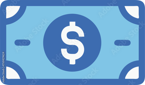 vector illustration of a dollar sign