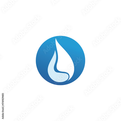 Waves beach logo and symbols template icons app blue