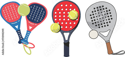 A vector of Padel Sport 