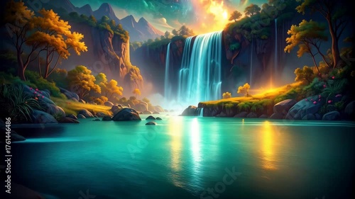 waterfall in the forest