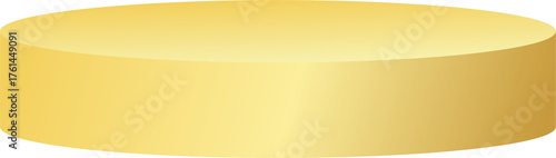 Gold display round shape