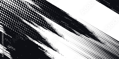 Glitch distorted grunge overlay. Noise-damaged texture. Trendy deformed glitch shape. eps 10.