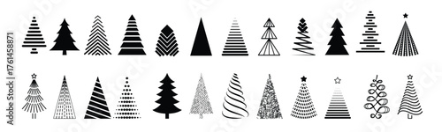 Set of tree vector illustration