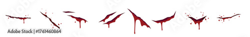 bloody scratch mark vectors