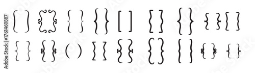 Bracket Icon Vector Bracket Icon Vector