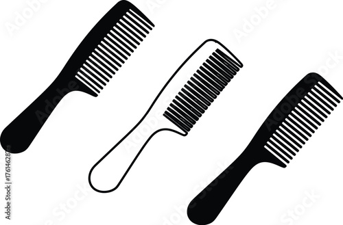 Find the best hair comb vector illustration for your design