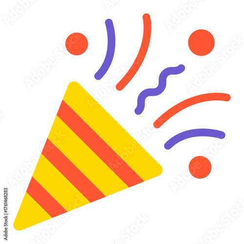 Party Hat with Confetti