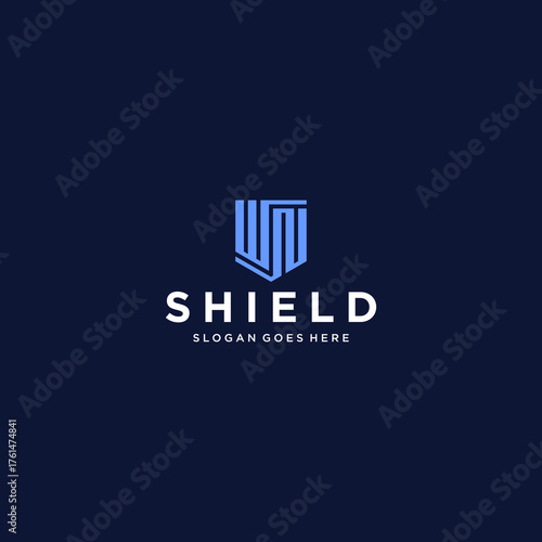 WN Shield Logo Design Inspiration