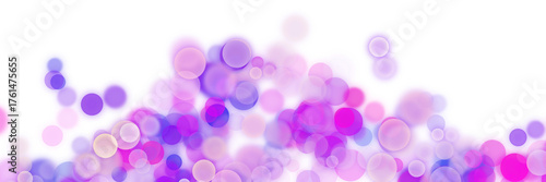 Fotografie Beautiful bokeh effect featuring glowing orbs and soft sparkles