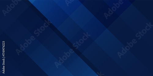 Black abstract dark navy blue silver abstract pattern background. Geometric shape. Line triangle angle fold polygon vector abstract