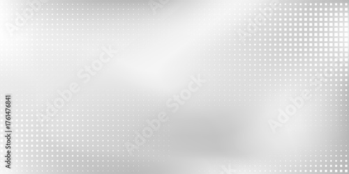 Silver rectangle foil background with metal mirror texture. Chrome gradient surface with light gloss vector
