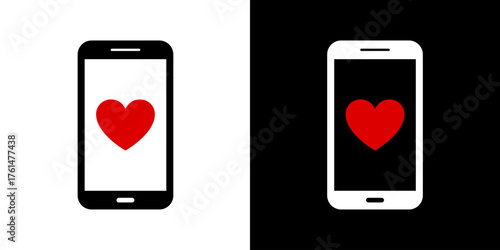 スマホのアイコン（ハート）