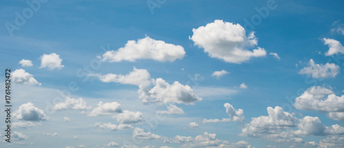 sky is blue and filled with clouds