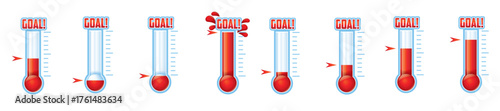 Goal Thermometer Vector Goal Thermometer Vector 