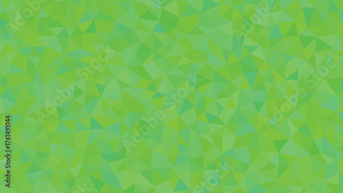 Vibrant green polygonal background creates a modern, dynamic texture perfect for eye-catching designs and fresh springtime themes