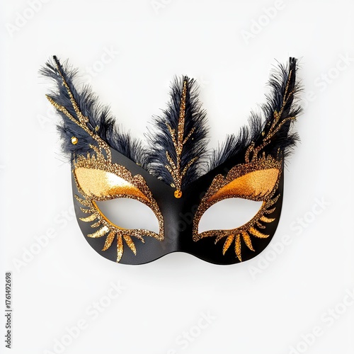 Photo of Party Masks Isolated on white background