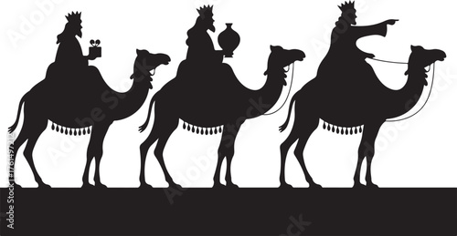 The Magi on the way to Jesus