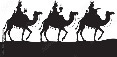 The Magi on the way to Jesus