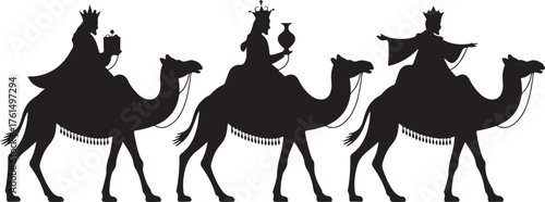 The Magi on the way to Jesus