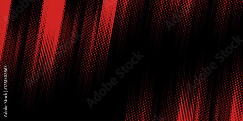 Halftone dots red and blue color pattern gradient grunge texture background. Dot pop art comic sport style vector illustration. modern background