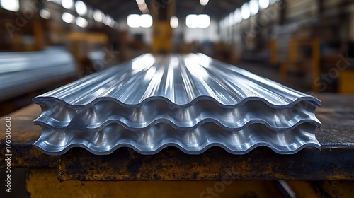 Metal sheet Steel industry factory Material.
