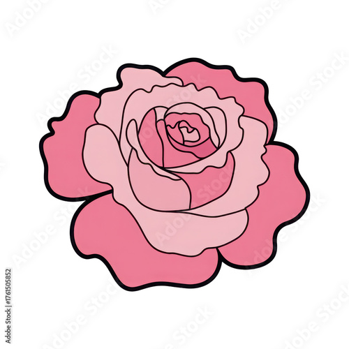 3d rendered illustration of a delicate pink rose with detailed petals isolated on transparent background