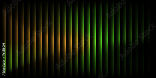 Abstract vertical lines with a gradient of colors from brown to green and black