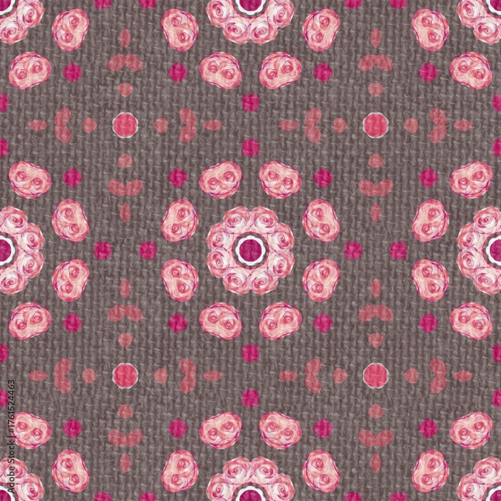 Naklejka premium Pattern, background, geometric design, tiles, fabric pattern